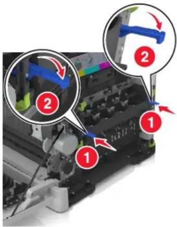 LEXMARK CX510de - Replacing a developer unit - 14