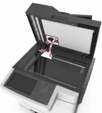 LEXMARK CX510de - Automatic document feeder (ADF) Scanner glass - 2