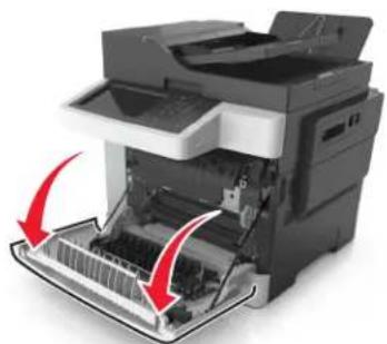 LEXMARK CX510de - Replacing a black and color imaging kit - 2