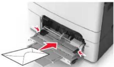 LEXMARK CX510de - Loading the multipurpose feeder - 9