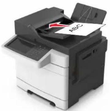 LEXMARK CX510de - Automatic document feeder (ADF) Scanner glass - 1