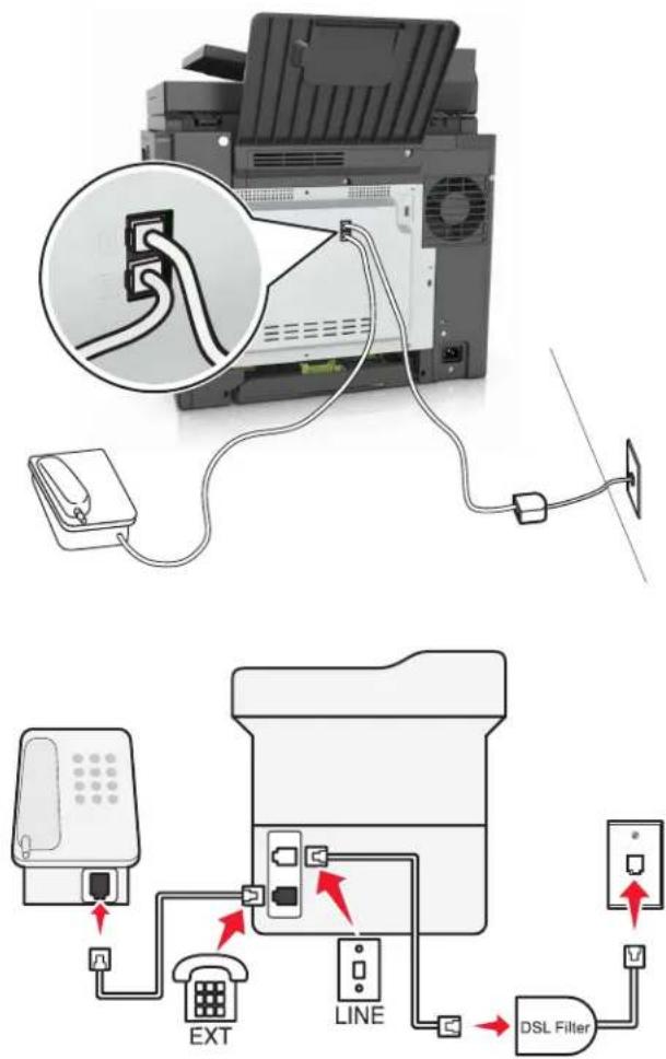 LEXMARK CX510de - Scenario 2: Digital Subscriber Line (DSL) - 1