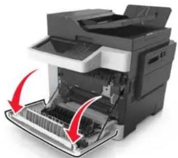 LEXMARK CX510de - Replacing the waste toner bottle - 3