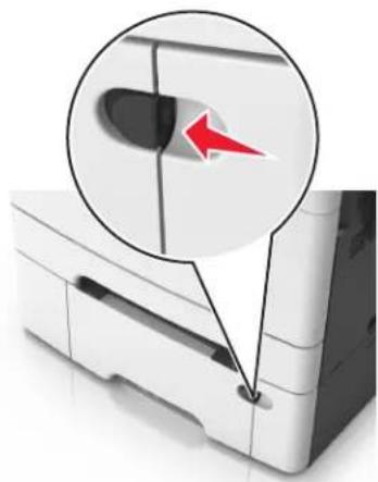 LEXMARK CX510de - Loading the multipurpose feeder - 1