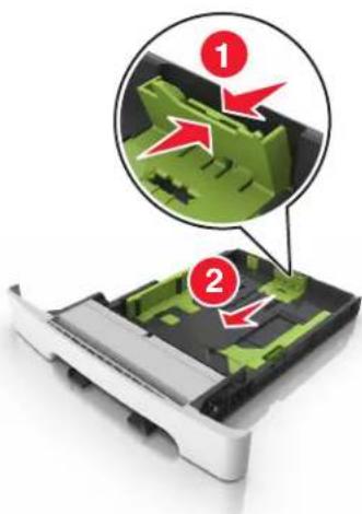 LEXMARK CX510de - Loading the 250- and 550-sheet tray - 4