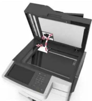LEXMARK CX510de - Automatic document feeder (ADF) Scanner glass - 2