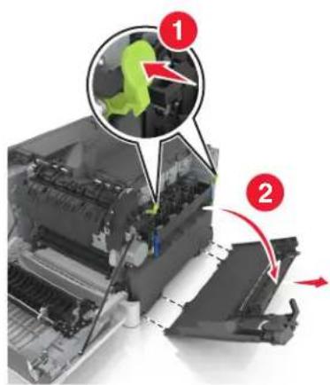 LEXMARK CS310n - Replacing a black and color imaging kit - 5