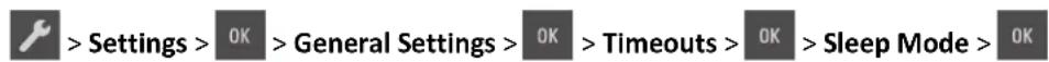 LEXMARK CS310n - Using the printer control panel - 1
