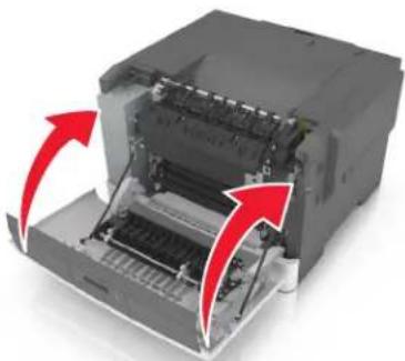 LEXMARK CS310n - Jam, duplex area. Open front door. [23y.xx] - 4