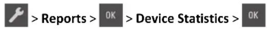 LEXMARK CS310n - Using the printer control panel - 1