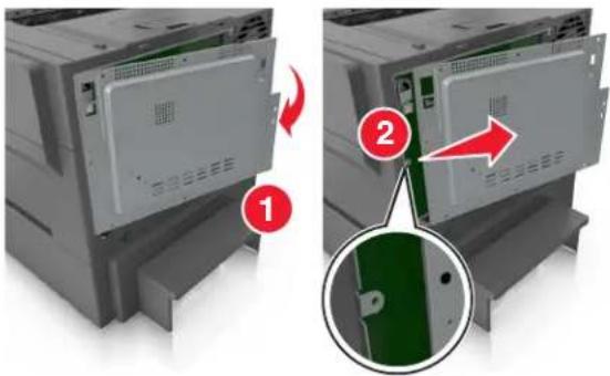 LEXMARK CS310n - Installing a memory card - 3