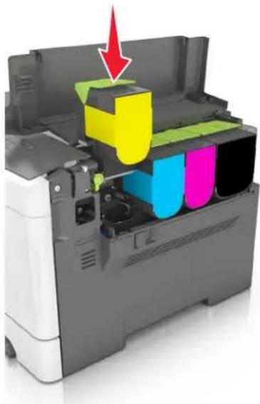 LEXMARK CS310n - Replacing toner cartridges - 4