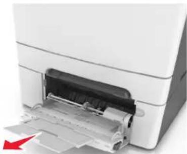 LEXMARK CS310n - Loading the multipurpose feeder - 3