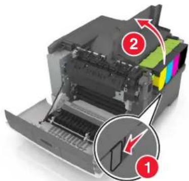LEXMARK CS310n - Replacing a developer unit - 3
