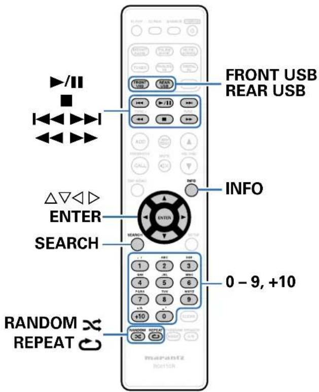 MARANTZ M-CR610 - Lecture du contenu d'un dispositif mémoire USB - 1