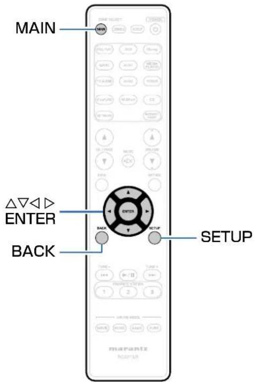 MARANTZ NR1604 - メニュー一覧 - 19