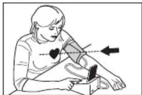 MEDISANA 51281 CardioDock - La bonne position de mesure - 2
