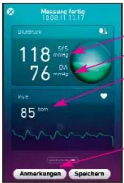 MEDISANA 51281 CardioDock - Das Messergebnis - 1