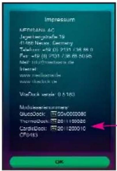 MEDISANA 51281 CardioDock - „CardioDock“-instellingen - 7
