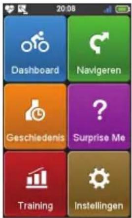 20:08 Dashboard Navigeren Geschiedenis Surprise Me Training Instellingen