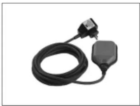 Black cable with a small plug inserted into the socket, isolated on white background (no text or symbols)