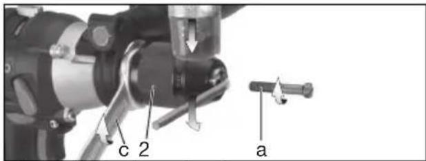 METABO BS 14.4 LT Quick - Unscrewing the chuck - 1