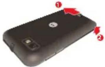MOTOROLA Defy mini - ASSEMBLER ET CHARGER LE TÉLÉPHONE - 1