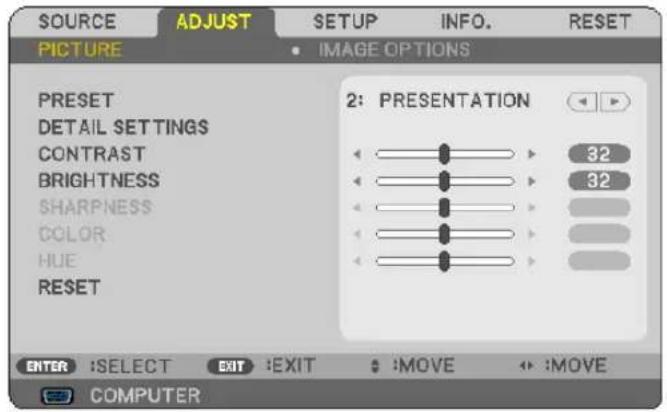 NEC V260X - ① Using the Menus - 1