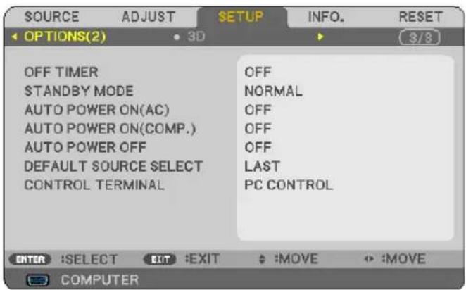 NEC V260X - [OPTIONS(2)] - 1
