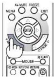 NEC V260X - Press the MAGNIFY (−) button. - 3