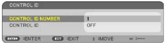 NEC V260X - Press the ID SET button on the remote control. - 1