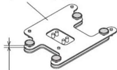 NEC U310W - Überprüfen Sie die Neigungseinstellknöpfe. - 1