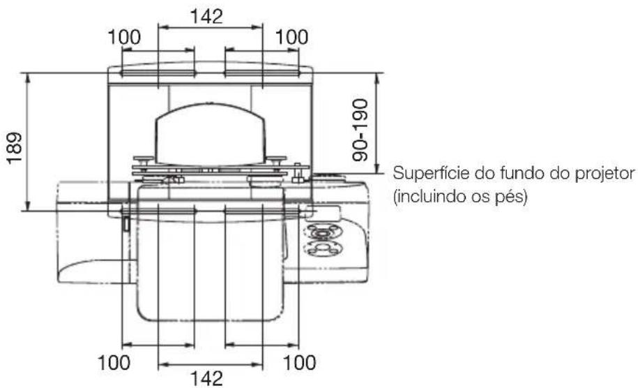 NEC U310W - ■ Dimensões das peças: (unidade: mm) - 2