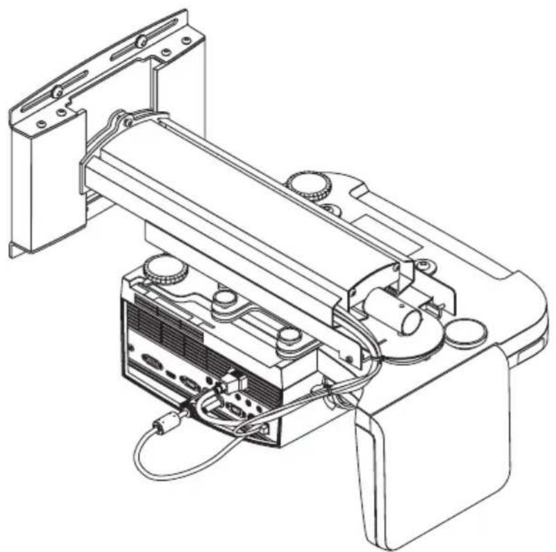 NEC U310W - 敷设电缆 - 1