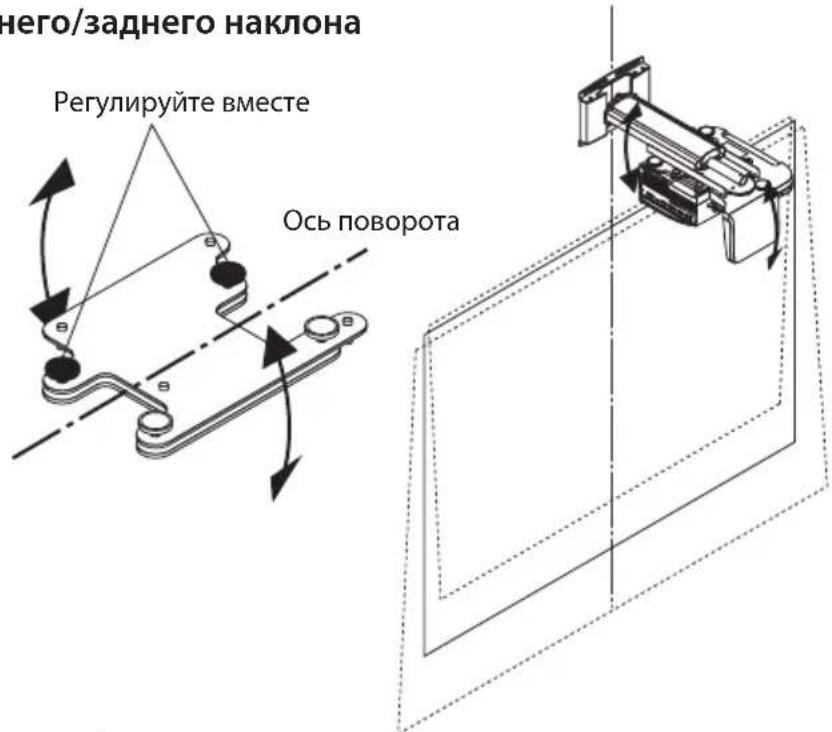 NEC U310W - Регулировка наклона. - 1