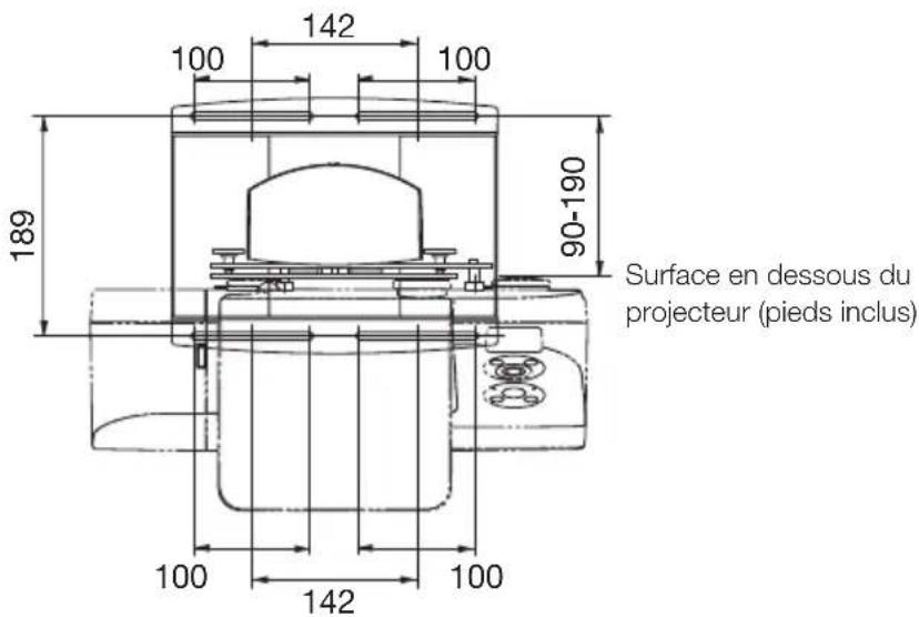 NEC U310W - ■ Dimensions des Pièces : (unité : mm) - 2