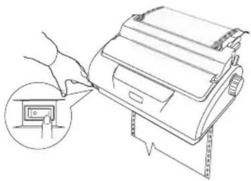 OKI ML1190 eco - Loading continuous forms (bottom feed) - 11
