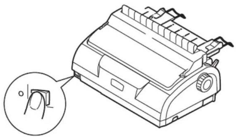 OKI ML1190 eco - POWERING ON YOUR PRINTER - 1