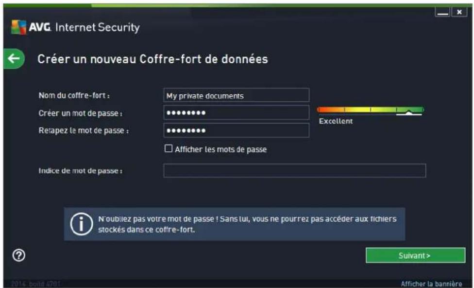 AVG Internet Security 2014 - Comment créer votre coffre-fort de données - 1