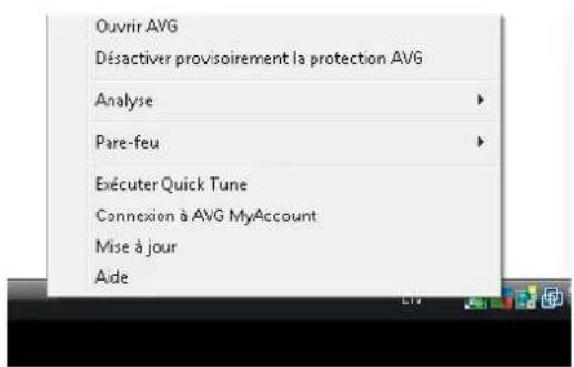 AVG Internet Security 2014 - Icône de la barre d'état - 1