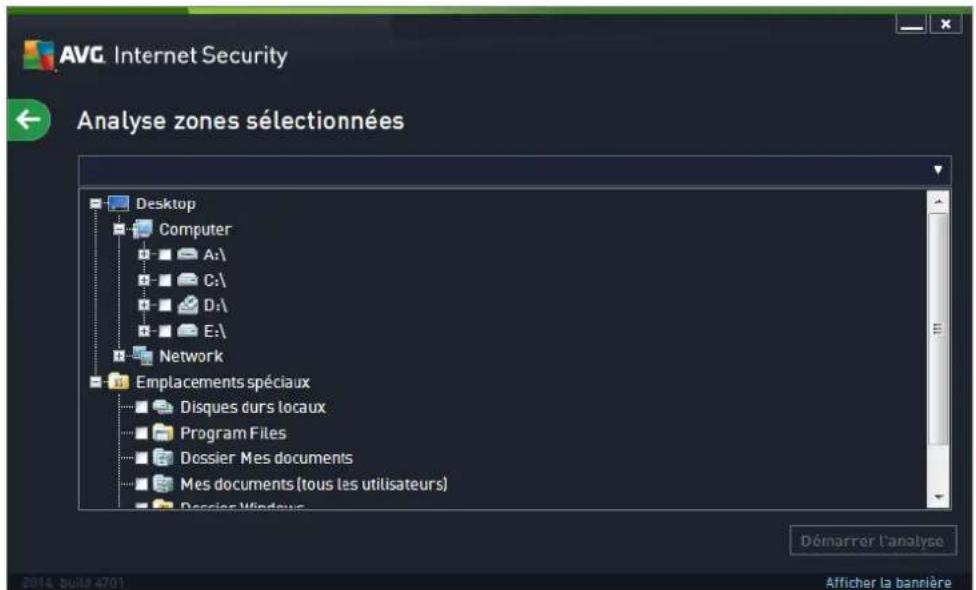 AVG Internet Security 2014 - Lancement de l'analyse - 1