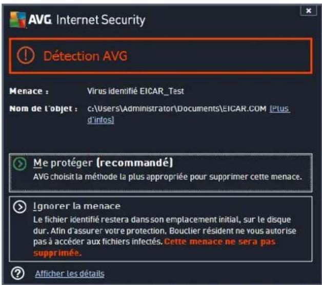 AVG Internet Security 2014 - Résultats du Bouclier Web - 1