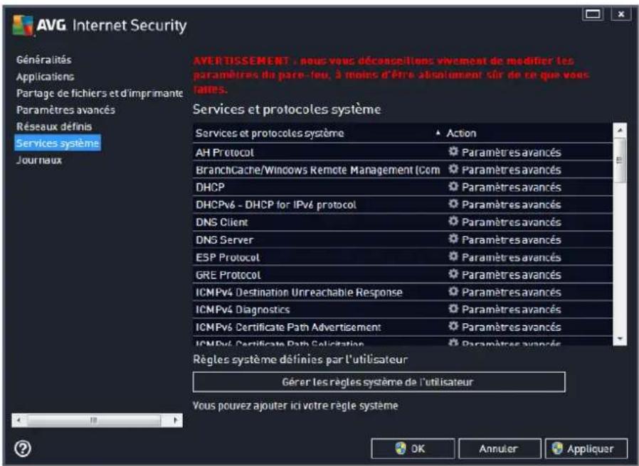 AVG Internet Security 2014 - Services système - 1