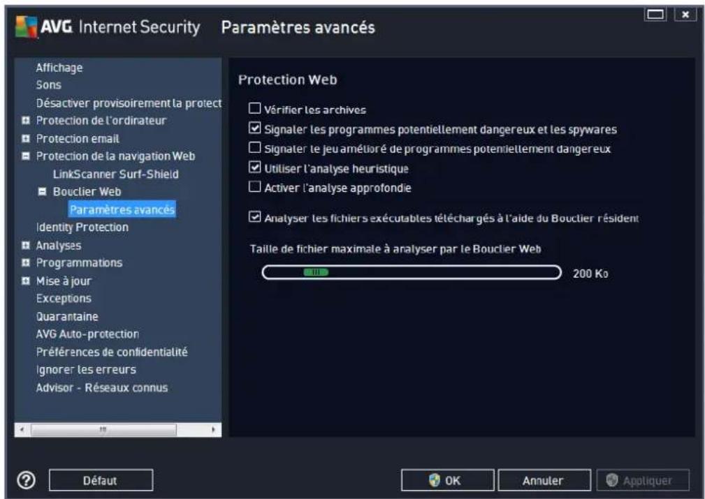 AVG Internet Security 2014 - Mode de notification des menaces - 1