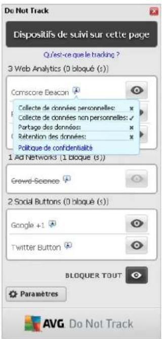 AVG Internet Security 2014 - Informations sur les processus de suivi - 1