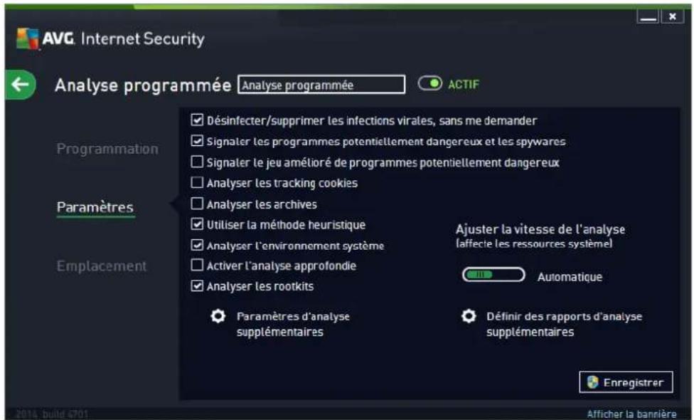 AVG Internet Security 2014 - Paramètres - 1
