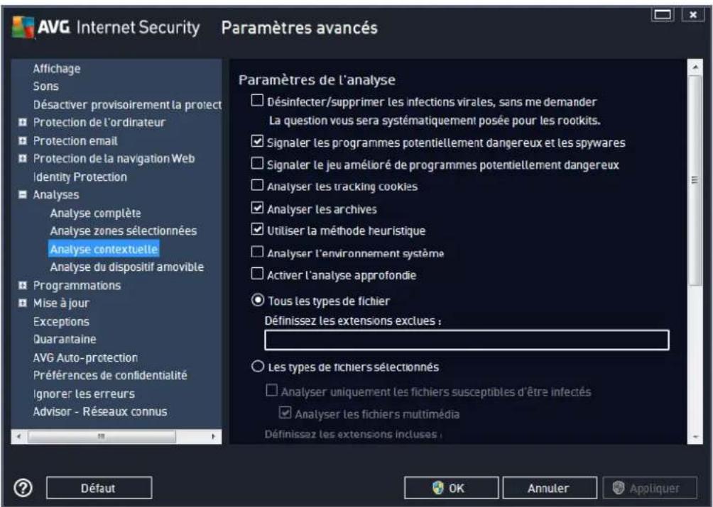 AVG Internet Security 2014 - Analyse contextuelle - 1