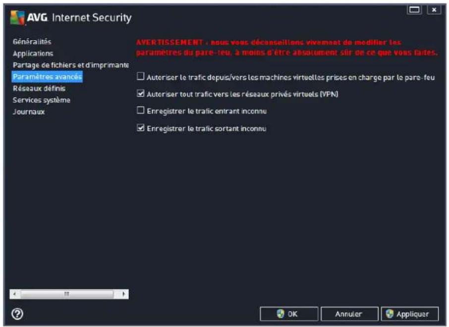 AVG Internet Security 2014 - Partage de fichiers et d'imprimantes - 2