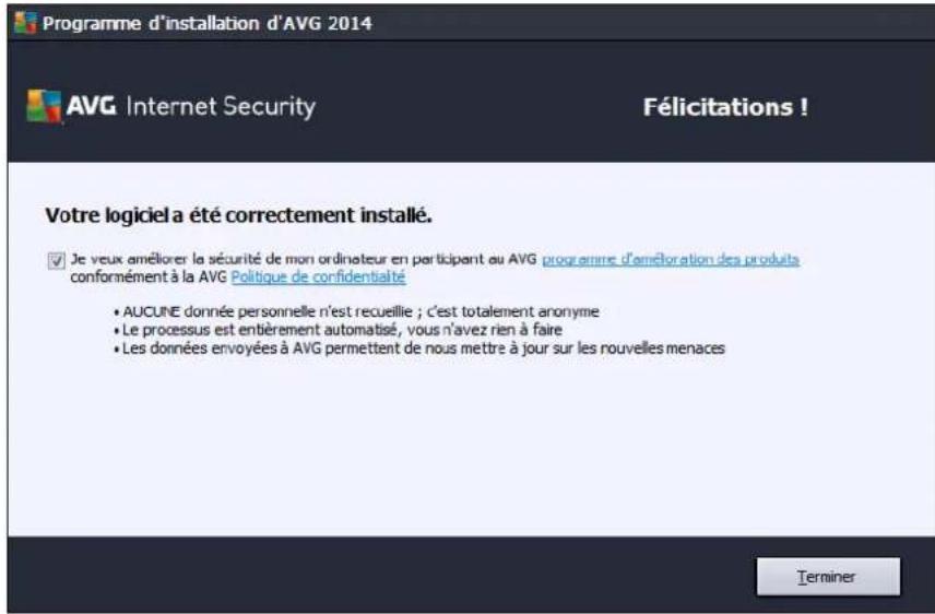 AVG Internet Security 2014 - Félicitations! - 1