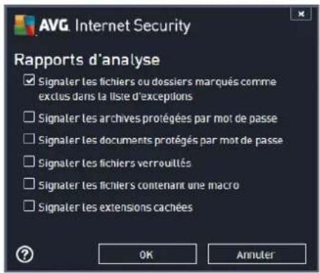 AVG Internet Security 2014 - Modification de la configuration de l'analyse - 3